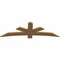 Ekena Millwork Alberta Smooth Timber Gable Bracket, Western Red Cedar, 72"W x 24"H x 1 1/2"D x 5 1/2"F, 8/12 Pitch GBW072X24X0206ALB00SWR - alternate 2
